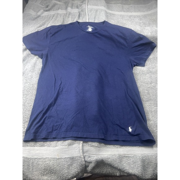 Polo Ralph Lauren Other - Polo Ralph Lauren T-Shirt Mens XL Blue Logo Cotton Classic Fit Running Pullover